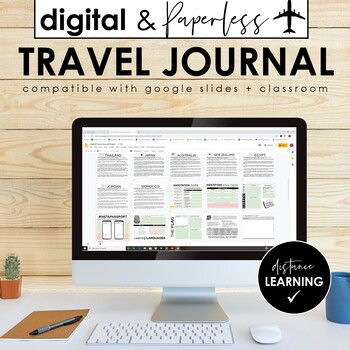 Preview of DIGITAL TRAVEL JOURNAL: Nonfiction Articles & Activities for Distance Learning