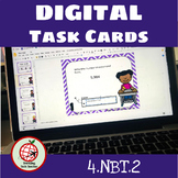 DIGITAL Task Cards: Place Value 4.NBT.2- Google Slides- Di