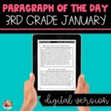 DIGITAL Text Evidence Passages for 3rd Grade January
