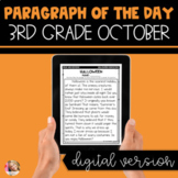 DIGITAL Text Evidence Passages for 3rd Grade October 