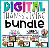 DIGITAL Thanksgiving Bundle - Distance Learning