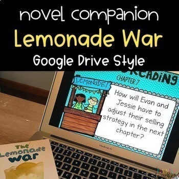 Preview of DIGITAL The Lemonade War Novel Study