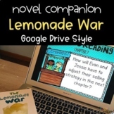 DIGITAL The Lemonade War Novel Study