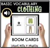DIGITAL VOCABULARY CARDS - CLOTHING
