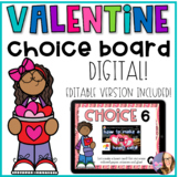 DIGITAL Valentine Choice Board