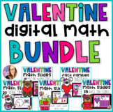 DIGITAL Valentine Math BUNDLE - Distance Learning