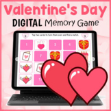 DIGITAL Valentine's Day Memory Matching Card Game