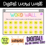 DIGITAL WORD WALL! Editable, perfect for DISTANCE/VIRTUAL 
