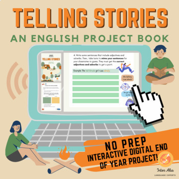 Preview of DIGITAL WRITING PROJECT: Telling Stories - An English Project Book