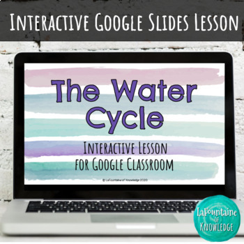 Preview of DIGITAL Water Cycle Interactive Lesson for Google Classroom