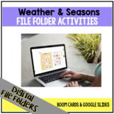 DIGITAL Weather File Folder Activities