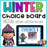 DIGITAL Winter Choice Board