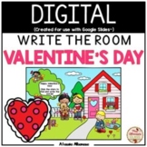 DIGITAL Write the Room - Valentine's Day {Google Slides™/C
