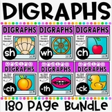 Digraphs No Prep Phonics Printables BUNDLE for primary digraphs instruction