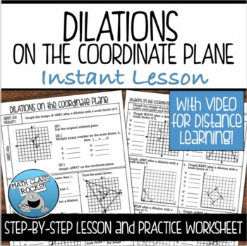 Preview of DILATIONS GUIDED NOTES AND PRACTICE
