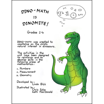 Preview of DINO-MATH IS DINOMITE! Gr. 2-4