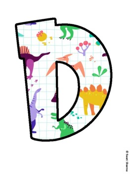DINO-SOARING INTO WINTER! Dinosaurs Bulletin Board Letters by Swati Sharma