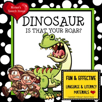 Preview of DINOSAUR SPEECH THERAPY AAC