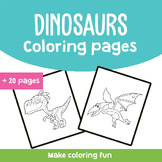 DINOSAURS Coloring pages