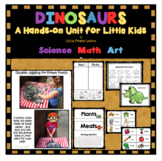 DINOSAURS FOR LITTLE KIDS: Hands-on Science, Math & Art