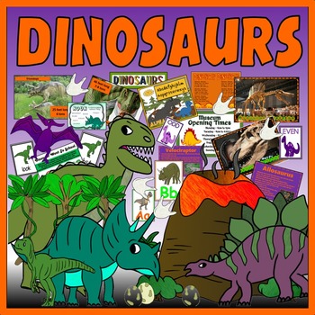 Preview of DINOSAURS -  SCIENCE HISTORY KEY STAGE 1-2 DISPLAY JURASSIC