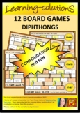 DIPHTHONGS - CLIMB and SLIDE Board Games  -  au/aw, oi/oy,