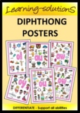 DIPHTHONG POSTERS - 6 Posters - au/aw/oi/oy/ou/ow