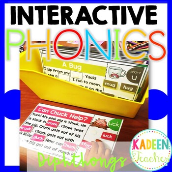 Preview of INTERACTIVE PHONICS MATS®-Diphthongs