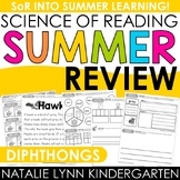 DIPHTHONGS Science of Reading Summer Review Packet 1st Gra