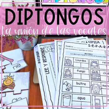 Preview of DIPTONGOS - DIPTHONGS SPANISH