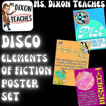 Preview of DISCO ELEMENTS OF FICTION POSTER GALLERY WALL