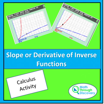 Calculus - Slope or Derivative of Inverse Functions | TpT