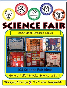 Preview of SCIENCE FAIR  2-5th grade