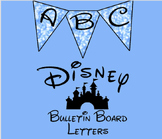 DISNEY Bulletin Board Letters