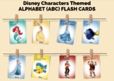 DISNEY CHARACTERS THEMED ALPHABET FLASH CARDS (FREE RESOURCE!)