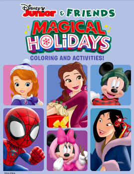Preview of DISNEY & FRIENDS - MAGICAL HOLIDAYS Coloring and Activities, 26 pages