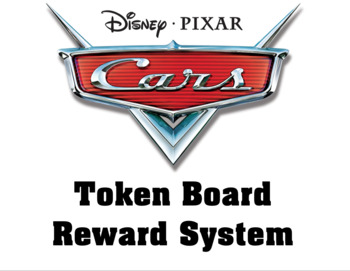 Preview of DISNEY•PIXAR Cars - Token Board Reward System