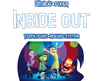 Preview of DISNEY•PIXAR Inside Out - Token Board Reward System
