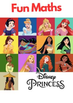 Preview of DISNEY PRINCESS- SUBTRA BUNDLE (1 to 5),(1 to 10),(1 to 15),(1 to 20) -88 pages!