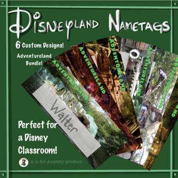 Preview of DISNEYLAND NAMETAGS--Adventureland Bundle!