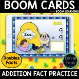 DISTANCE LEARNING Boom Cards Addition Facts DOUBLES