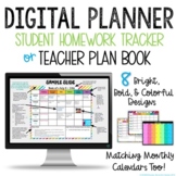 DIGITAL PLANNER - Google Classroom - Student Planner and Teacher Plan Book