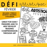 DISTANCE LEARNING - Défi artistique - février | French Art