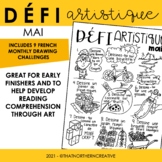 DISTANCE LEARNING - Défi artistique - mai | French Art Cha