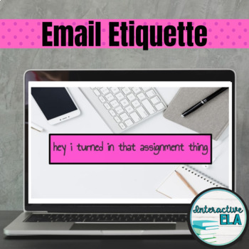 DISTANCE LEARNING Email Etiquette Lesson