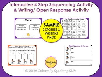 Preview of 4 Step Sequencing  FREE SAMPLE