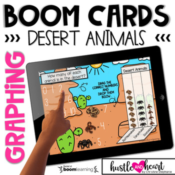 Preview of Graphing Desert Animals | BOOM Cards