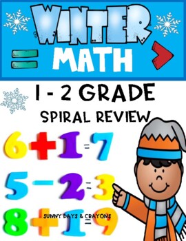 Preview of DISTANCE LEARNING HOMESCHOOL FIRST GRADE MATH SPIRAL REVIEW NO PREP