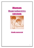 DISTANCE LEARNING! Human Reproductive system. Study material.