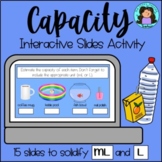 DIGITAL RESOURCE: Interactive Slides Activity on Capacity